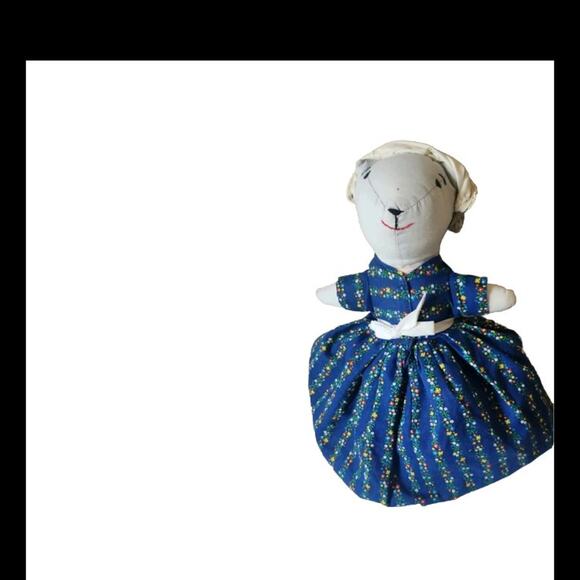 Vintage Little Red Riding Hood Wolf Grandma Topsy Turvy Flip Reverse Doll 15” - Picture 5 of 6